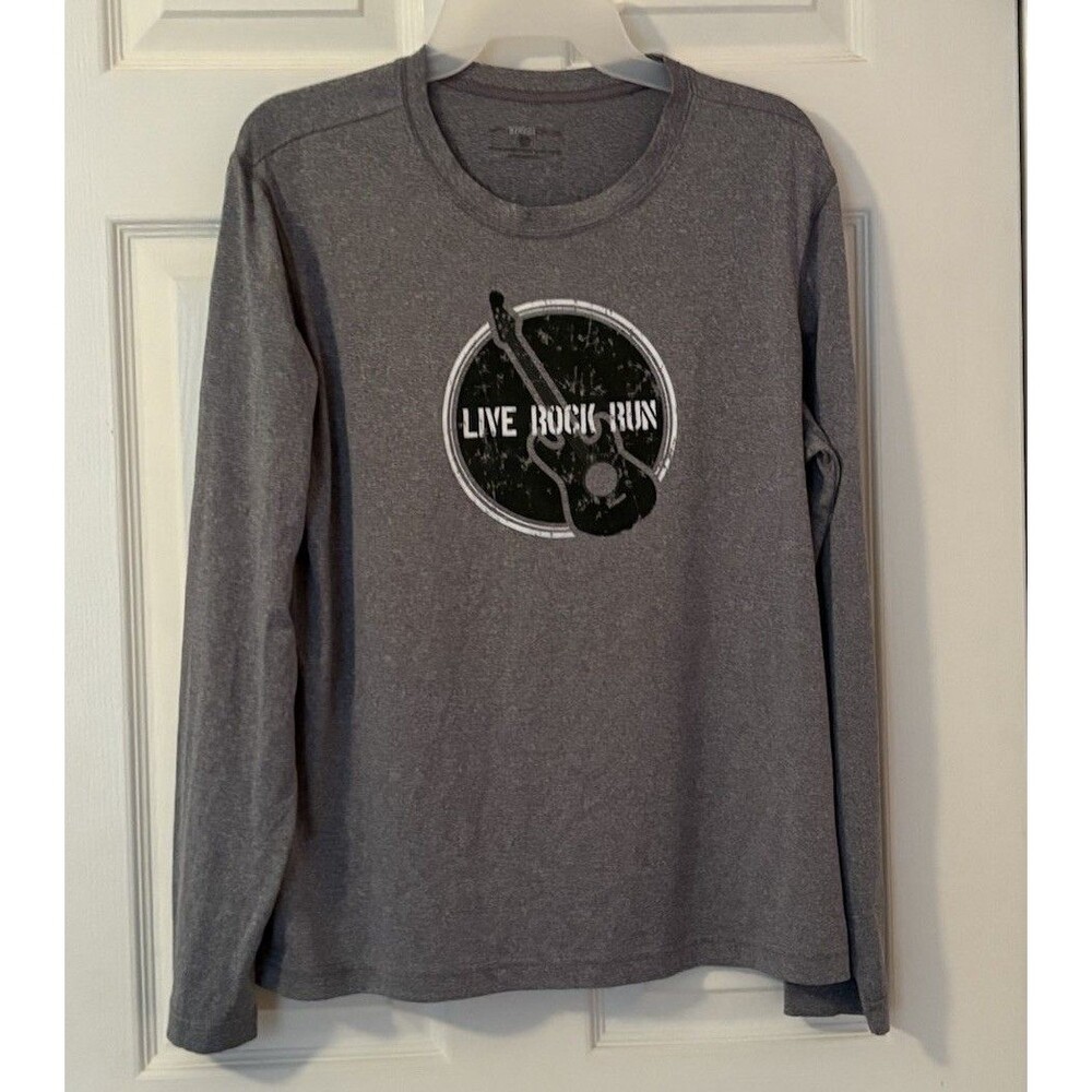 Brooks Live Rock Run Marathon Series Nashville Long Sleeve Performance Shirt S/M